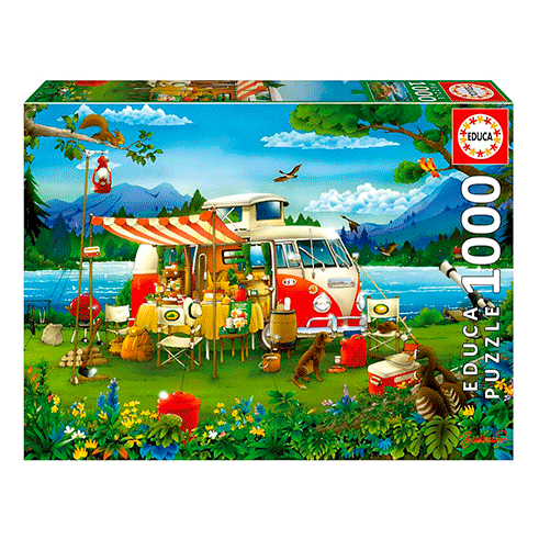 EDUCA 19922 Puzzle 1000 Pcs Férias no Campo