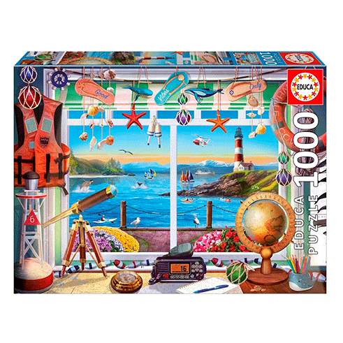 EDUCA 20256 Puzzle 1000 Pcs Vida no Porto
