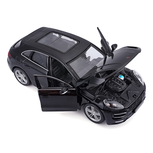 BURAGO 18-21077 Carro Porsche Macan Preto 1:24