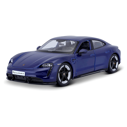 BURAGO 18-21098 Carro Porsche Taycan Turbo S Azul 1:24