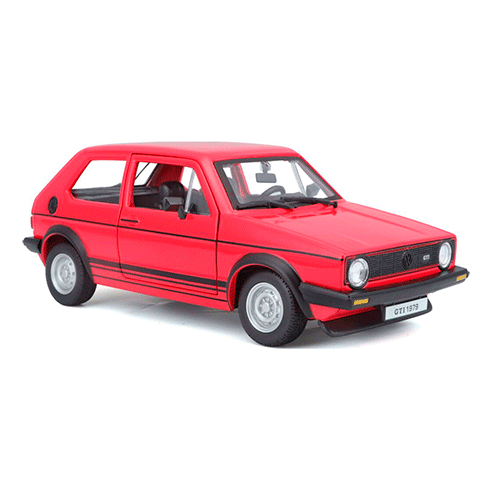 BURAGO 18-21089 Carro Volkswagen Golf MK1 GTI (1979) Vermelho 1:24