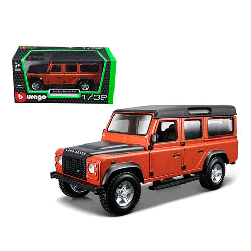 BURAGO 18-43029 Carro Land Rover Defender 110 Castanho 1:32
