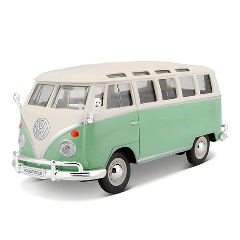 MAISTO 31956 Carro Volkswagen Van Samba Verde 1:25