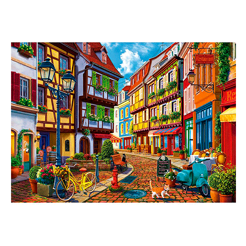 EDUCA 19945 Puzzle 2000 Pcs Estrada Radiante