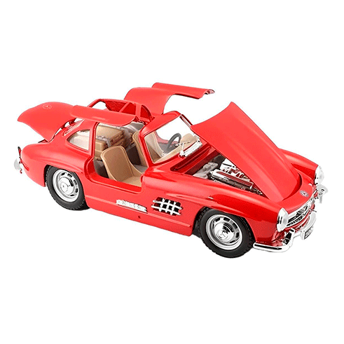 BURAGO 18-22023 Carro Mercedes-Benz 300SL (1954) Vermelho 1:24