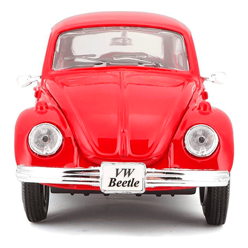 MAISTO Carro Volkswagen Beetle Vermelho 1:24