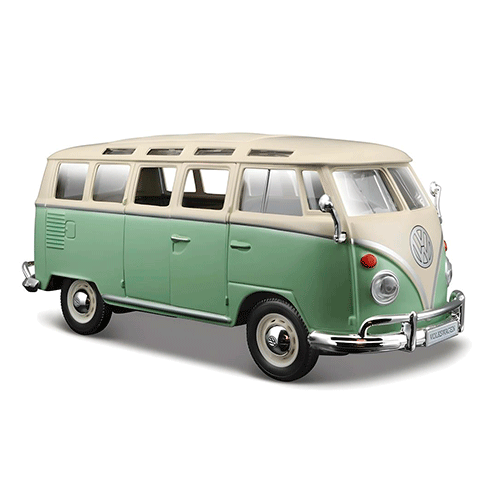 MAISTO 31956 Carro Volkswagen Van Samba Verde 1:25