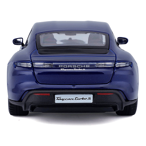 BURAGO 18-21098 Carro Porsche Taycan Turbo S Azul 1:24