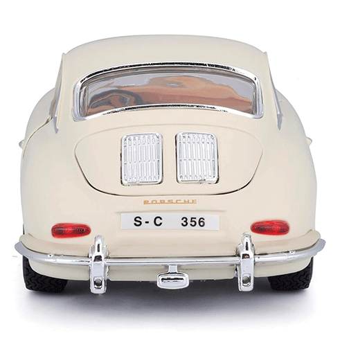 BURAGO 18-22079 Carro Porsche 356B Coupé (1961) Bege 1:24