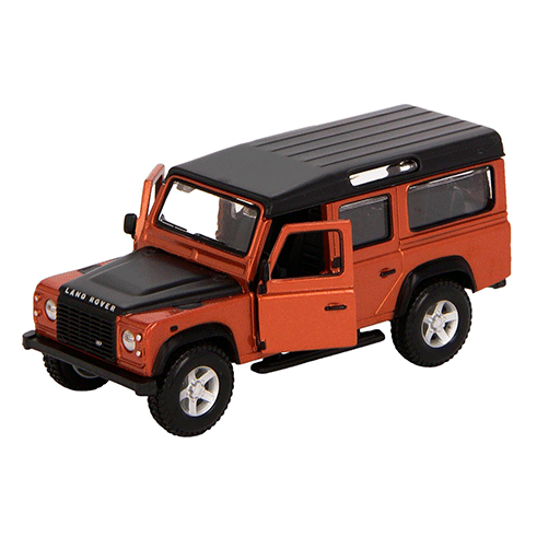 BURAGO 18-43029 Carro Land Rover Defender 110 Castanho 1:32