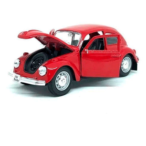 MAISTO Carro Volkswagen Beetle Vermelho 1:24