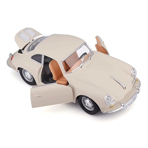 BURAGO 18-22079 Carro Porsche 356B Coupé (1961) Bege 1:24