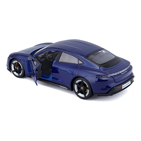 BURAGO 18-21098 Carro Porsche Taycan Turbo S Azul 1:24