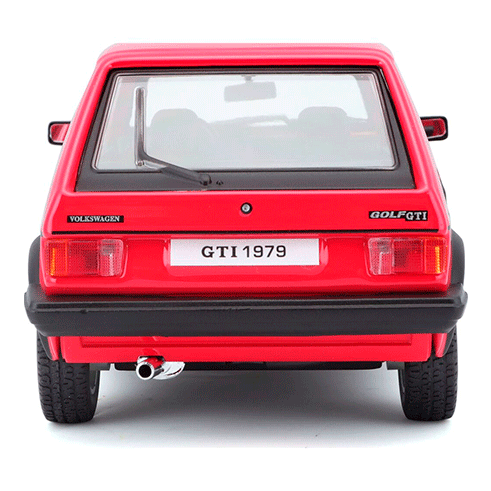 BURAGO 18-21089 Carro Volkswagen Golf MK1 GTI (1979) Vermelho 1:24