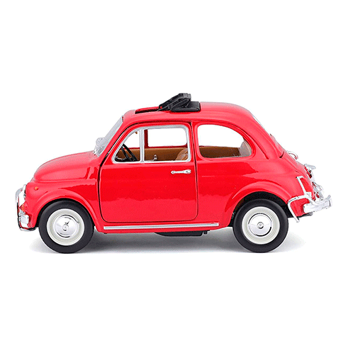 BURAGO 18-22099 Carro Fiat 500L (1968) Vermelho 1:24