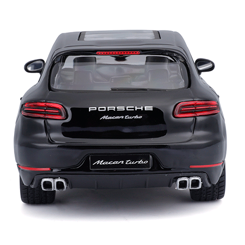 BURAGO 18-21077 Carro Porsche Macan Preto 1:24