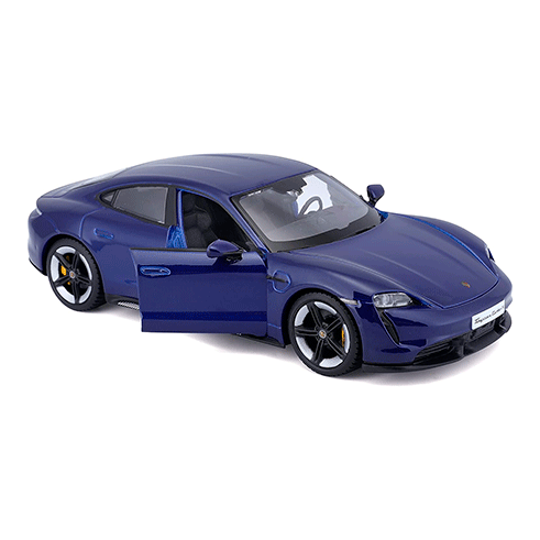 BURAGO 18-21098 Carro Porsche Taycan Turbo S Azul 1:24