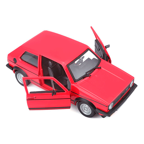 BURAGO 18-21089 Carro Volkswagen Golf MK1 GTI (1979) Vermelho 1:24