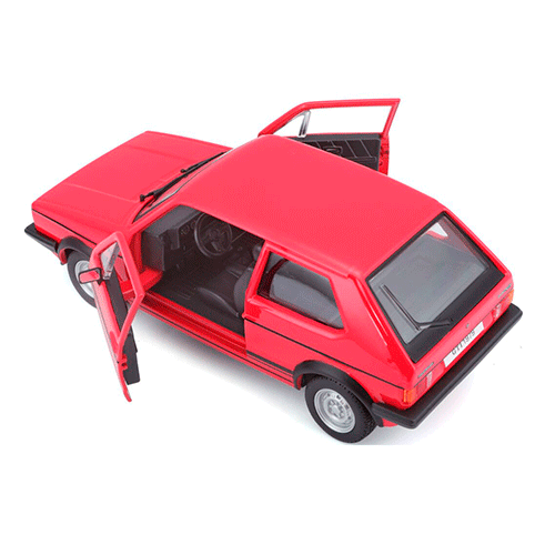 BURAGO 18-21089 Carro Volkswagen Golf MK1 GTI (1979) Vermelho 1:24