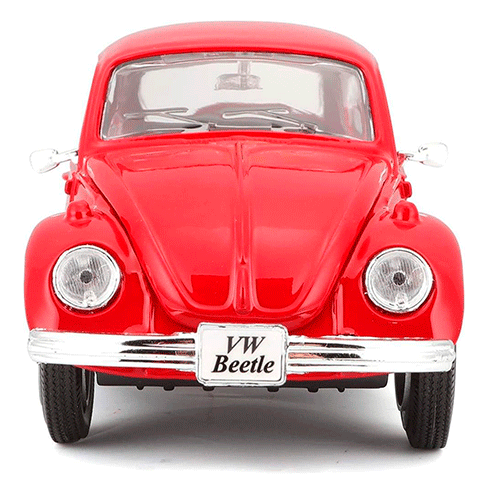 MAISTO Carro Volkswagen Beetle Vermelho 1:24