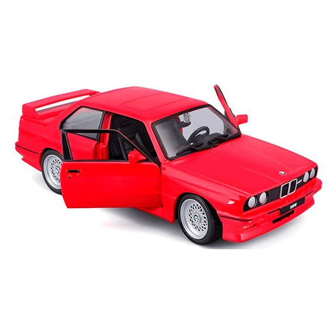 BURAGO 18-21100 Carro BMW M3 (E30) (1988) Vermelho 1:24