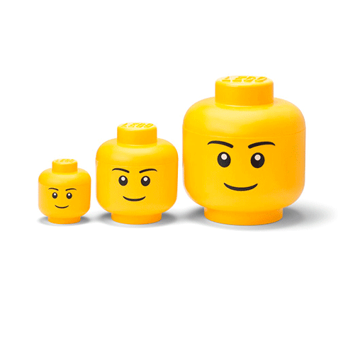 LEGO Storage Cabeça Arrumação Grande Boy