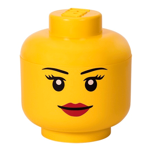 LEGO Storage Cabeça Arrumação Grande Girl