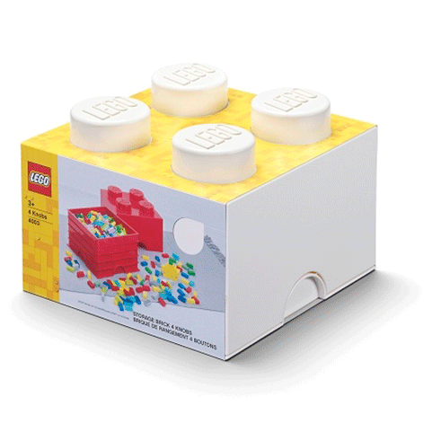 LEGO Storage Caixa Arrumação Brick 4 Branco