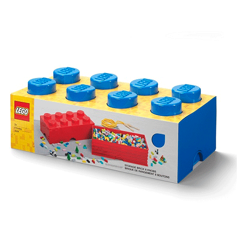 LEGO Storage Caixa Arrumação Brick 8 Azul
