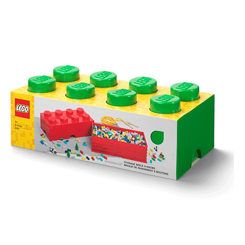 LEGO Storage Caixa Arrumação Brick 8 Verde Escuro