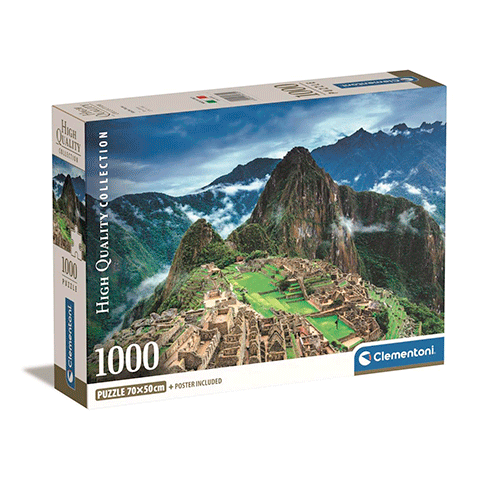 CLEMENTONI 39770 Puzzle 1000 Pcs HQ Collection Machu Picchu
