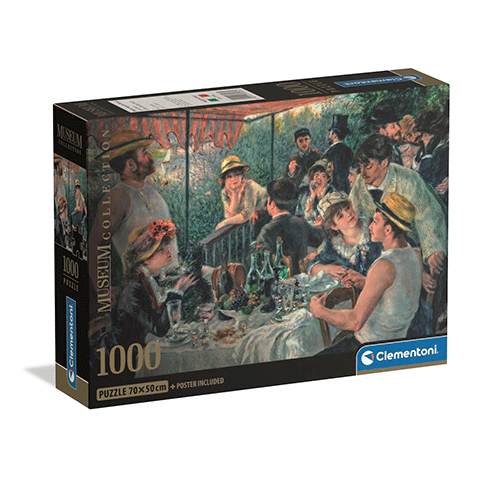 CLEMENTONI 37063 Puzzle 1000 Pcs Renoir - Luncheon of The Boating Party