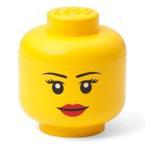 LEGO Storage Cabeça Arrumação Mini Girl