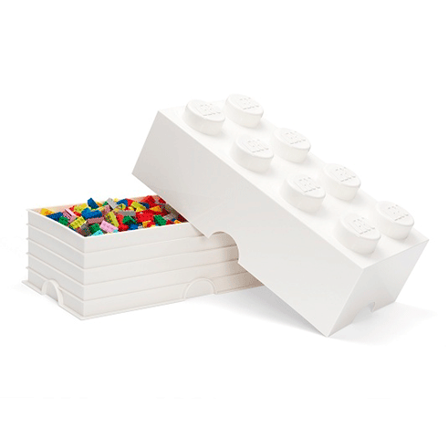 LEGO Storage Caixa Arrumação Brick 8 Branco