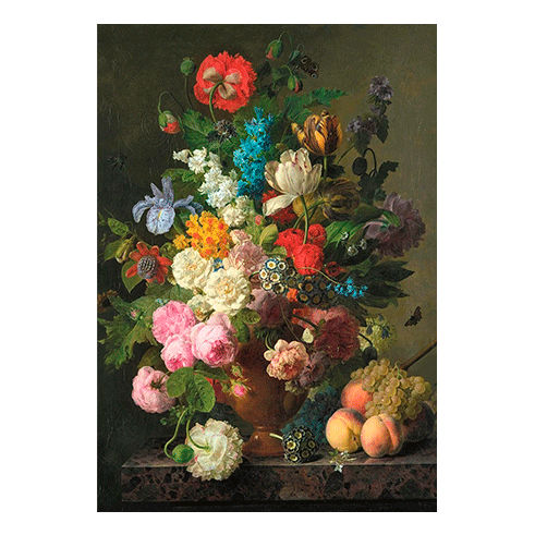 CLEMENTONI 39970 Puzzle 1000 Pcs Van Dael - Bowl of Flowers