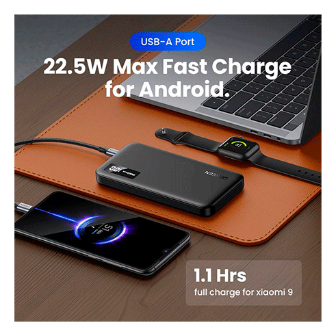UGREEN PB311 Powerbank Fast Charging 10000mAh 20W Preto