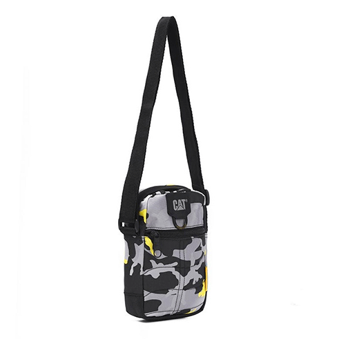 CAT 84059-634 Bolsa Tiracolo Rodney Preto/Cinza Camouflage