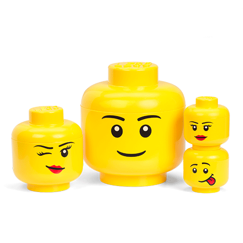LEGO Storage Cabeça Arrumação Mini Girl