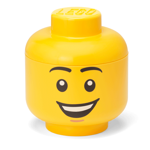 LEGO Storage Cabeça Arrumação Pequeno Happy Boy