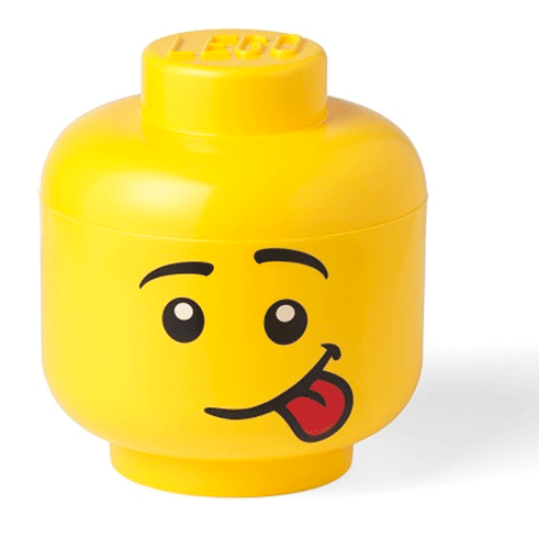 LEGO Storage Cabeça Arrumação Pequeno Silly