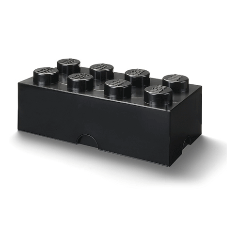 LEGO Storage Caixa Arrumação Brick 8 Preto