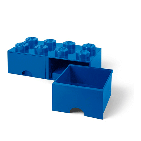 LEGO Storage Gaveta Arrumação Brick 8 Azul