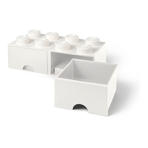 LEGO Storage Gaveta Arrumação Brick 8 Branco