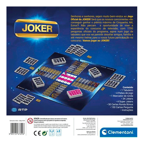 CLEMENTONI 67431 Jogo Joker Nova Edição 2024 (PT)