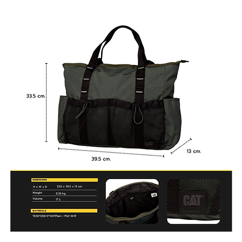 CAT Mala 17Lt Indiana Tote Bag