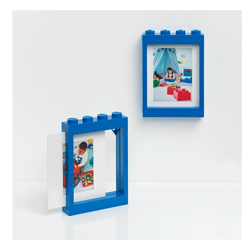 LEGO Storage Moldura Fotografia Azul