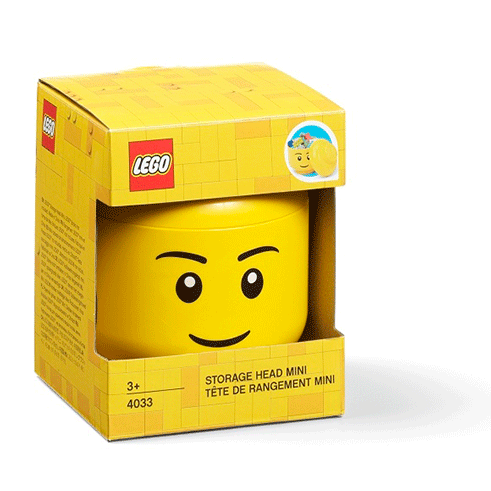LEGO Storage Cabeça Arrumação Mini Boy