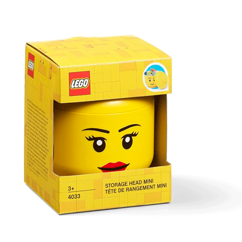 LEGO Storage Cabeça Arrumação Mini Girl