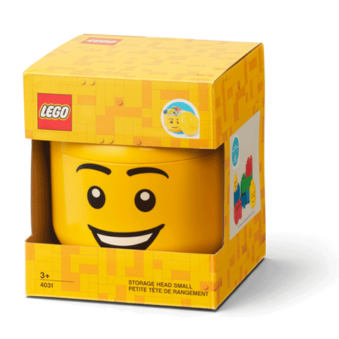 LEGO Storage Cabeça Arrumação Pequeno Happy Boy