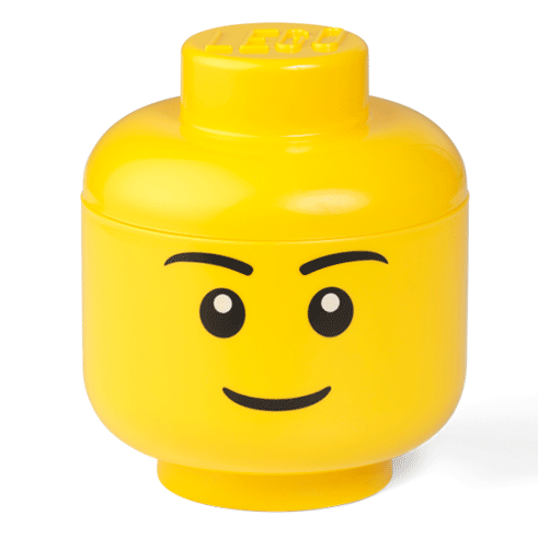 LEGO Storage Cabeça Arrumação Pequeno Boy